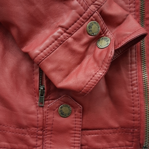 BUTTERY SOFT FAUX LEATHER JACKET - Picture 2 of 9